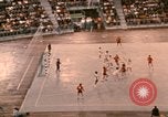 Image of handball game Munich Germany, 1972, second 49 stock footage video 65675075646