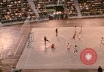 Image of handball game Munich Germany, 1972, second 54 stock footage video 65675075646