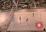 Image of handball game Munich Germany, 1972, second 56 stock footage video 65675075646