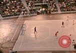 Image of handball game Munich Germany, 1972, second 57 stock footage video 65675075646