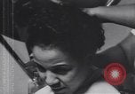 Image of African American beautician Atlanta Georgia USA, 1939, second 17 stock footage video 65675075666