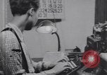 Image of African American office workers creating and processing punch cards Atlanta Georgia USA, 1939, second 3 stock footage video 65675075670