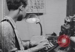 Image of African American office workers creating and processing punch cards Atlanta Georgia USA, 1939, second 5 stock footage video 65675075670