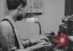 Image of African American office workers creating and processing punch cards Atlanta Georgia USA, 1939, second 6 stock footage video 65675075670
