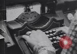 Image of African American office workers creating and processing punch cards Atlanta Georgia USA, 1939, second 9 stock footage video 65675075670