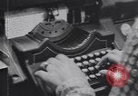 Image of African American office workers creating and processing punch cards Atlanta Georgia USA, 1939, second 10 stock footage video 65675075670