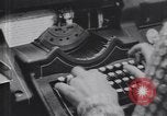 Image of African American office workers creating and processing punch cards Atlanta Georgia USA, 1939, second 12 stock footage video 65675075670