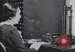 Image of African American office workers creating and processing punch cards Atlanta Georgia USA, 1939, second 32 stock footage video 65675075670