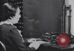 Image of African American office workers creating and processing punch cards Atlanta Georgia USA, 1939, second 34 stock footage video 65675075670