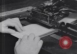 Image of African American office workers creating and processing punch cards Atlanta Georgia USA, 1939, second 36 stock footage video 65675075670
