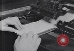 Image of African American office workers creating and processing punch cards Atlanta Georgia USA, 1939, second 37 stock footage video 65675075670