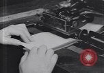 Image of African American office workers creating and processing punch cards Atlanta Georgia USA, 1939, second 38 stock footage video 65675075670