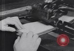 Image of African American office workers creating and processing punch cards Atlanta Georgia USA, 1939, second 40 stock footage video 65675075670