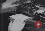 Image of African American office workers creating and processing punch cards Atlanta Georgia USA, 1939, second 41 stock footage video 65675075670