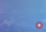 Image of P-51 Mustang fighters Saipan Mariana Islands, 1945, second 42 stock footage video 65675075688