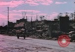 Image of bombed-out city Japan, 1945, second 15 stock footage video 65675075691