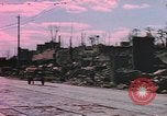 Image of bombed-out city Japan, 1945, second 17 stock footage video 65675075691