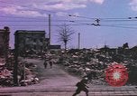 Image of bombed-out city Japan, 1945, second 49 stock footage video 65675075691