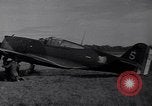 Standbild französische Staffel von Curtiss Hawk Kampfflugzeuge Frankreich, 1939, aus Sekunde 11 historischem Filmmaterial Videoclip 65675075696