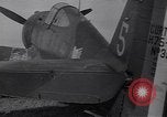 Standbild französische Staffel von Curtiss Hawk Kampfflugzeuge Frankreich, 1939, aus Sekunde 15 historischem Filmmaterial Videoclip 65675075696