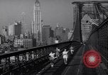 Image of race walking New York City USA, 1939, second 16 stock footage video 65675075700