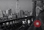 Image of race walking New York City USA, 1939, second 17 stock footage video 65675075700