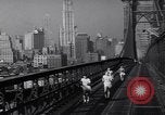 Image of race walking New York City USA, 1939, second 19 stock footage video 65675075700