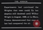Image of Wilbur Wright Le Mans France, 1908, second 40 stock footage video 65675075711