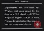 Image of Wilbur Wright Le Mans France, 1908, second 43 stock footage video 65675075711