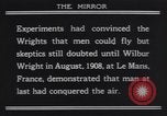 Image of Wilbur Wright Le Mans France, 1908, second 46 stock footage video 65675075711