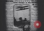 Image of Wilbur Wright's airplane Le Mans France, 1908, second 29 stock footage video 65675075714