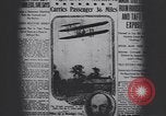 Image of Wilbur Wright's airplane Le Mans France, 1908, second 30 stock footage video 65675075714