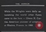 Image of Glenn Curtiss Rheims France, 1908, second 4 stock footage video 65675075716