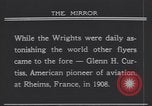 Image of Glenn Curtiss Rheims France, 1908, second 10 stock footage video 65675075716