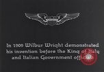 Image of Wilbur Wright Rome Italy, 1909, second 3 stock footage video 65675075726