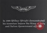Image of Wilbur Wright Rome Italy, 1909, second 4 stock footage video 65675075726