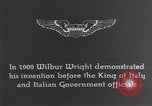 Image of Wilbur Wright Rome Italy, 1909, second 12 stock footage video 65675075726