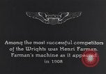 Image of Henry Farman France, 1908, second 9 stock footage video 65675075727