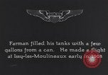 Image of Henry Farman France, 1908, second 30 stock footage video 65675075727