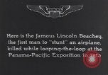 Image of Lincoln Beachey United States USA, 1920, second 34 stock footage video 65675075730