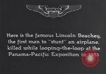 Image of Lincoln Beachey United States USA, 1920, second 36 stock footage video 65675075730