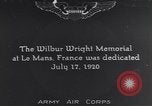 Image of Wilbur Wright Memorial United States USA, 1920, second 1 stock footage video 65675075734