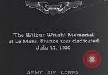 Image of Wilbur Wright Memorial United States USA, 1920, second 3 stock footage video 65675075734