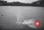 Standbild Wasser Skifahrer Paris Frankreich, 1938, aus Sekunde 22 historischem Filmmaterial Videoclip 65675075742