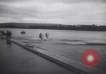 Standbild Wasser Skifahrer Paris Frankreich, 1938, aus Sekunde 32 historischem Filmmaterial Videoclip 65675075742