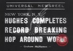 Image of Howard Hughes completes round world flight New York United States USA, 1938, second 5 stock footage video 65675075745