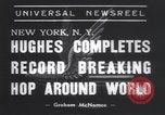 Image of Howard Hughes completes round world flight New York United States USA, 1938, second 6 stock footage video 65675075745