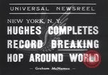 Image of Howard Hughes completes round world flight New York United States USA, 1938, second 7 stock footage video 65675075745