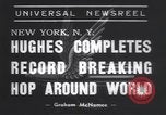Image of Howard Hughes completes round world flight New York United States USA, 1938, second 9 stock footage video 65675075745