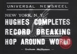 Image of Howard Hughes completes round world flight New York United States USA, 1938, second 10 stock footage video 65675075745